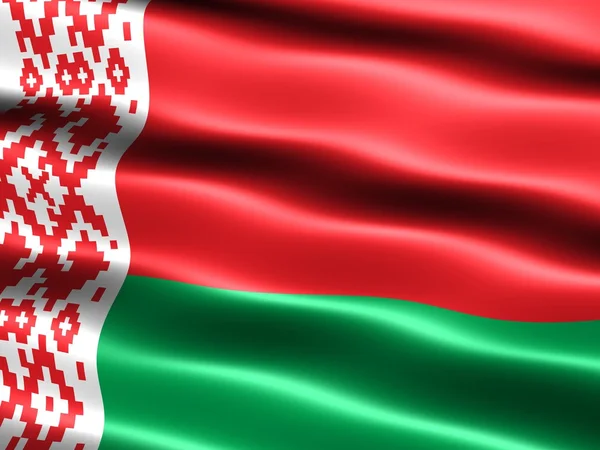 Bandera Białorusi — Zdjęcie stockowe