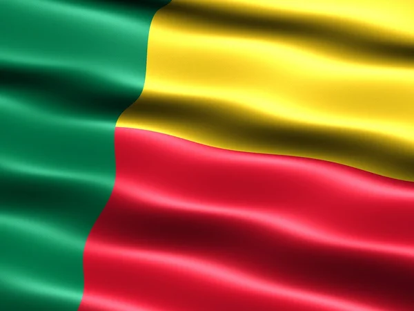 Bandera de Benin — Foto de Stock