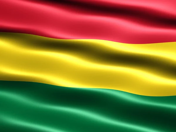 Flagga bolivia — Stockfoto