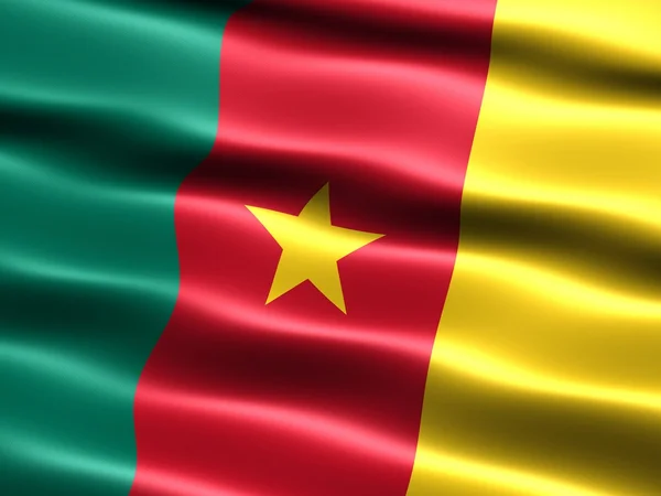 Flagge Kameruns — Stockfoto