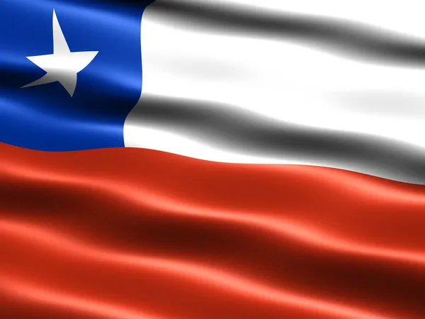 Bandiera del Cile — Foto Stock