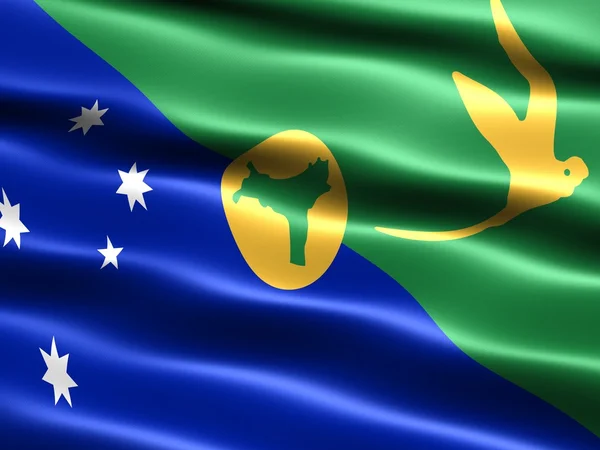 Vlag van de christmas eilanden — Stockfoto