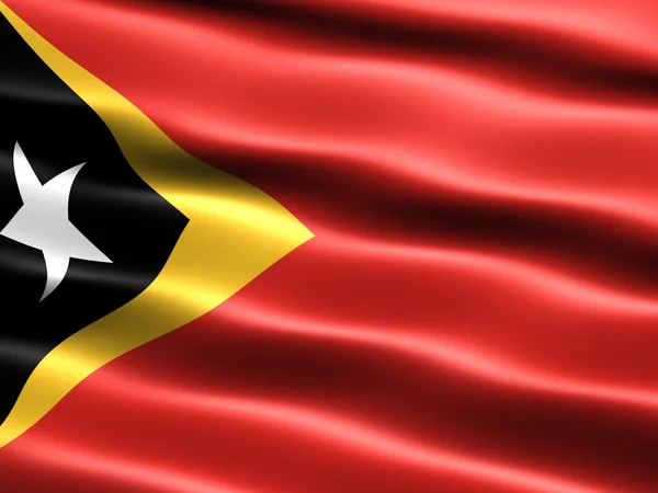 Östtimors flagga — Stockfoto