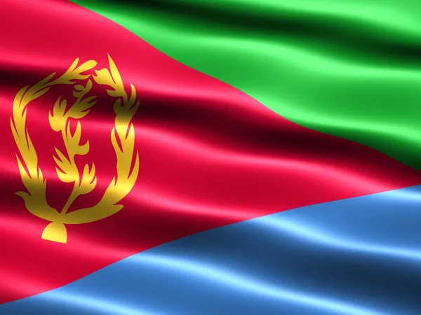 Vlag van eritrea — Stockfoto
