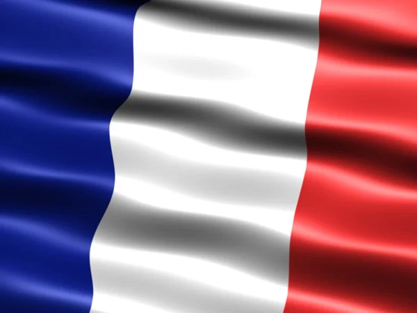 Flagge von Frankreich — Stockfoto