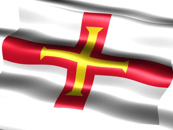Flagge von Guernsey — Stockfoto
