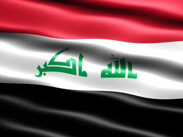 2008 flag of Iraq — Stock Photo, Image
