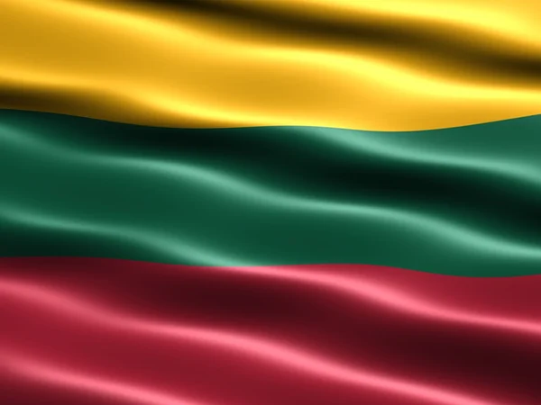 Bandera de lithuania — Foto de Stock
