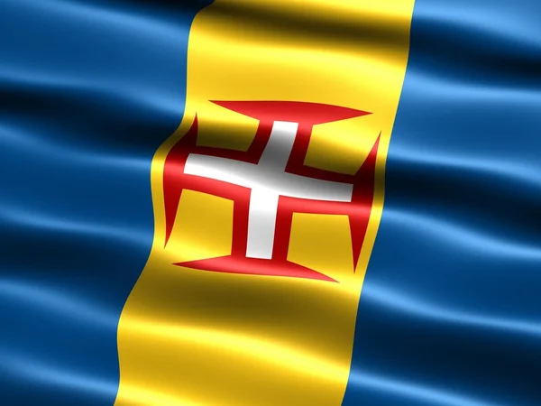 Flagge von Madeira — Stockfoto