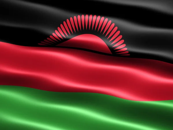 Flaga malawi — Zdjęcie stockowe