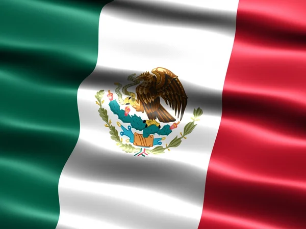 ธงชาติเม็กซิโก — ภาพถ่ายสต็อก