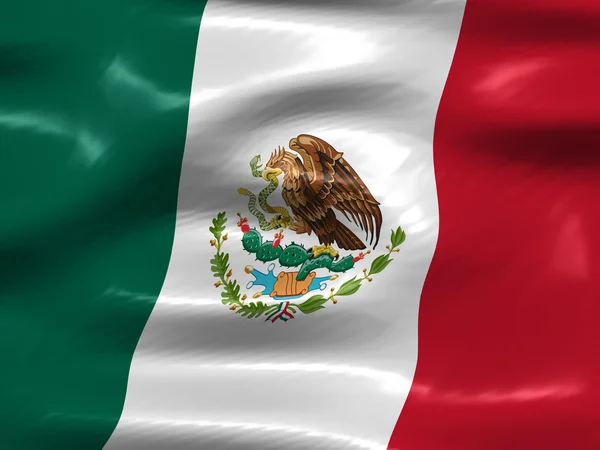 Flaga Meksyku — Zdjęcie stockowe