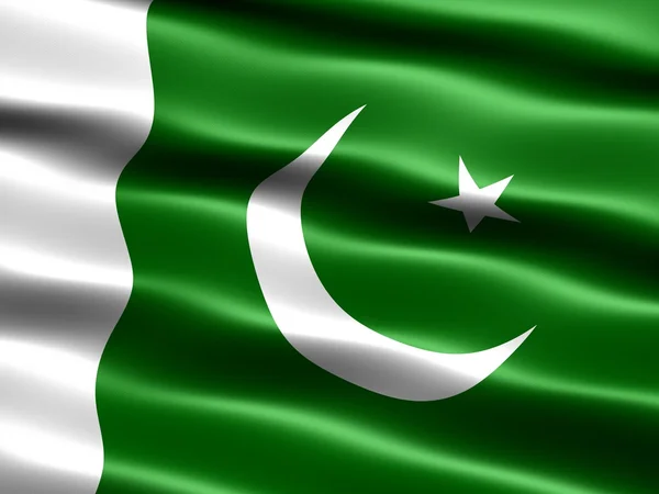 Flagge von Pakistan — Stockfoto