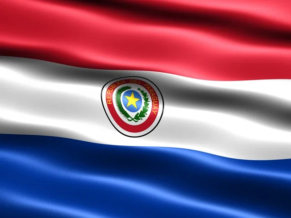 Bandera de paraguay — Foto de Stock
