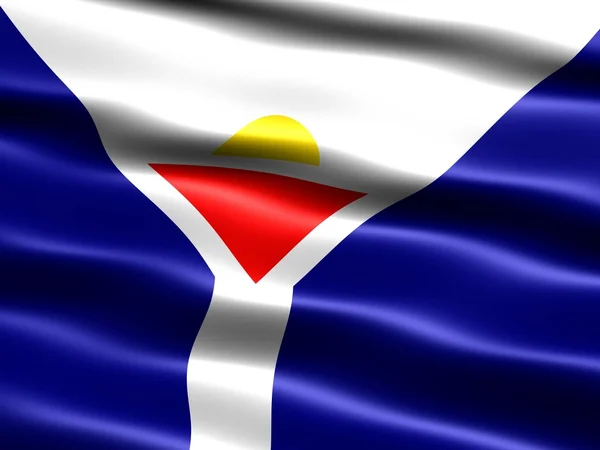 Flag of Saint Martin — Stock Photo, Image