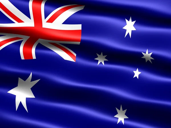Bandeira da Austrália Imagem De Stock