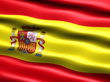 Flag of Spain clipart