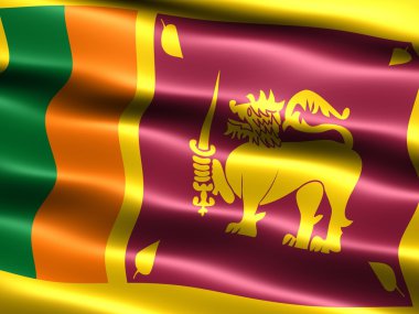 Flag of Sri Lanka clipart