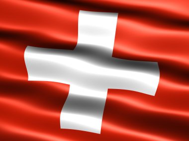 Flag of Switzerland clipart