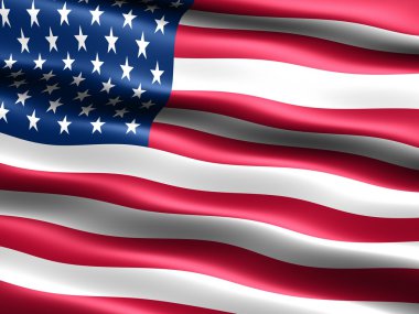 Flag of the U.S.A. clipart