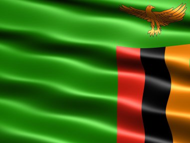 Flag of Zambia clipart