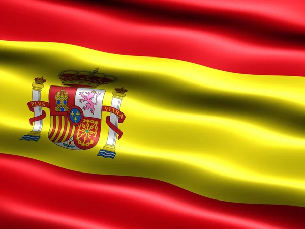 Flaga Hiszpanii — Zdjęcie stockowe