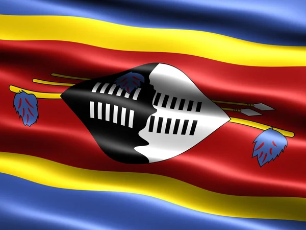 Bandera de Swazilandia — Foto de Stock