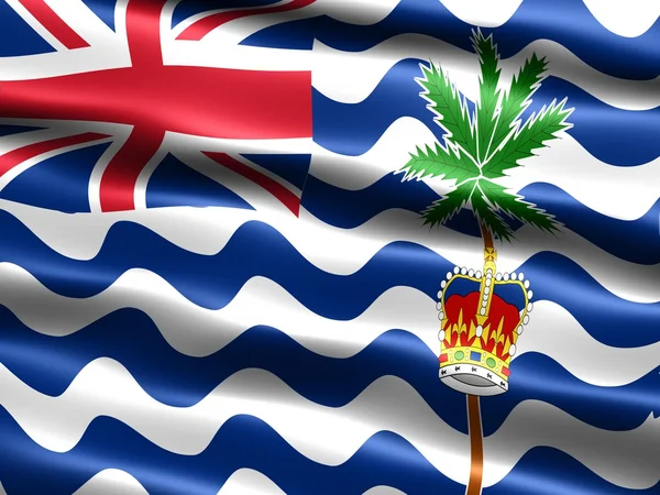 Bandera, Territorio Británico del Océano Índico — Foto de Stock
