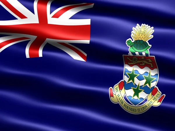 Bandeira das Ilhas Cayman — Fotografia de Stock