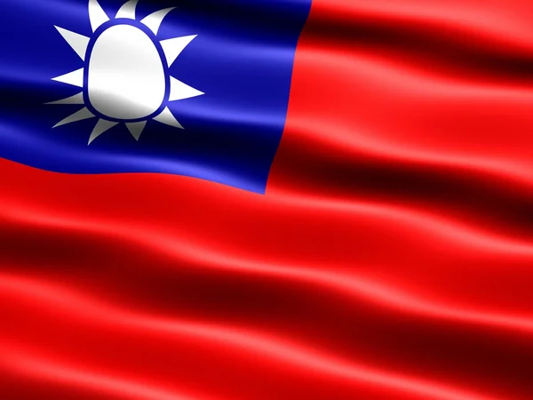 Bandiera della Repubblica di Cina — Foto Stock