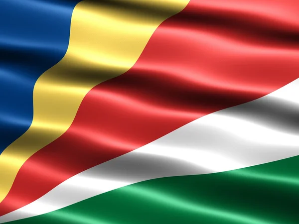 Vlag van Seychellen — Stockfoto