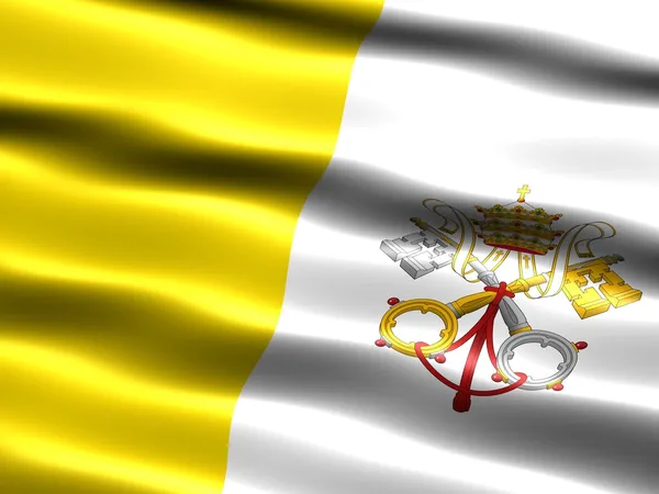 Vlajka Vatikánu — Stock fotografie