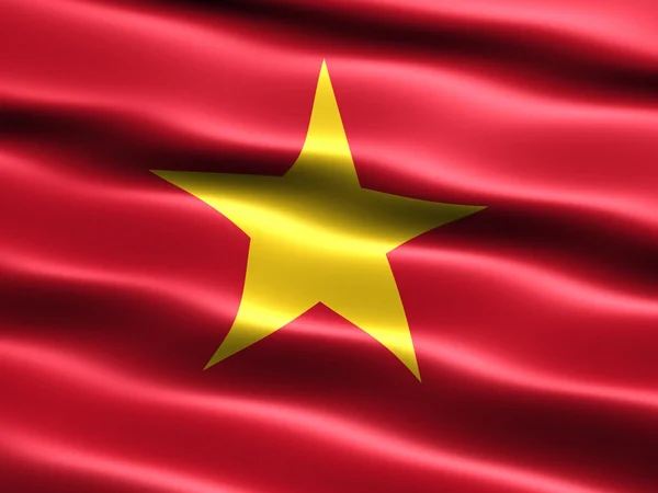 Прапор В'єтнаму — стокове фото