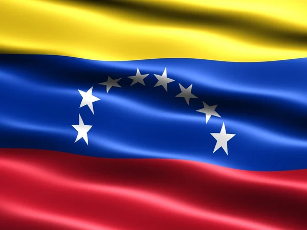 Flagge von venezuela Stockbild