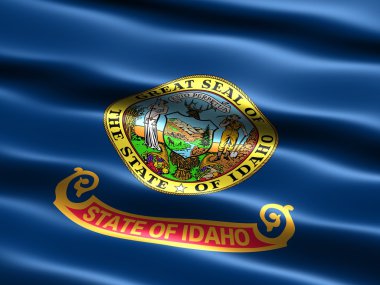 Flag of the state of Idaho clipart