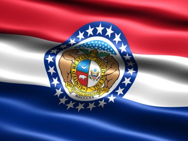 Flag of the state of Missouri clipart