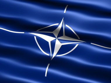 Flag of the NATO clipart