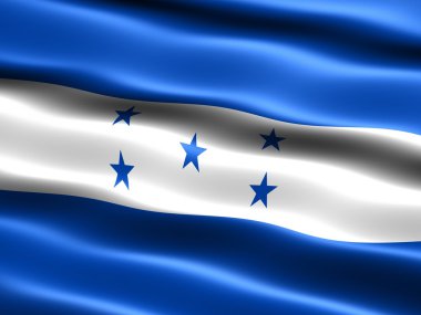 Flag of Honduras clipart