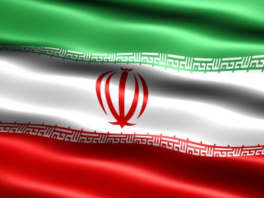 Flag of the Islamic Republic of Iran clipart