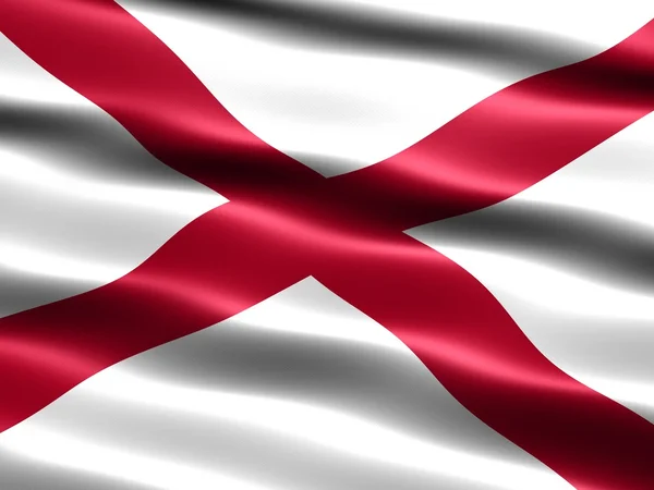 Alabama eyaleti bayrağı — Stok fotoğraf