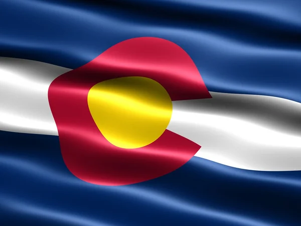Vlag van de staat colorado — Stockfoto