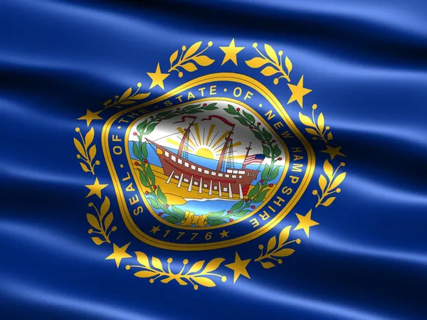 Bandera del estado de New Hampshire —  Fotos de Stock
