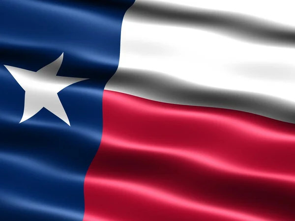Vlajka státu Texas — Stock fotografie