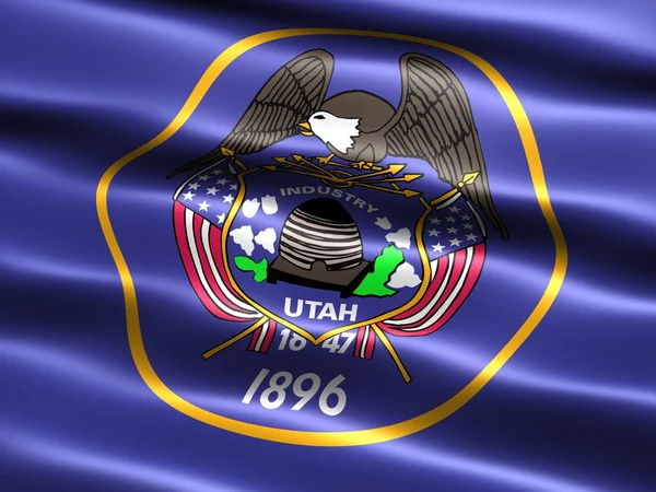 Bandera del estado de Utah —  Fotos de Stock