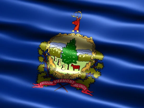 Флаг штата Вермонт — стоковое фото