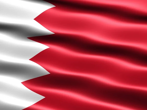 stock image Flag of the Kingdom of Bahrain