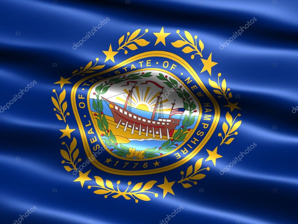 Flag of the state of New Hampshire — Stock Photo © mbangemann #2854062