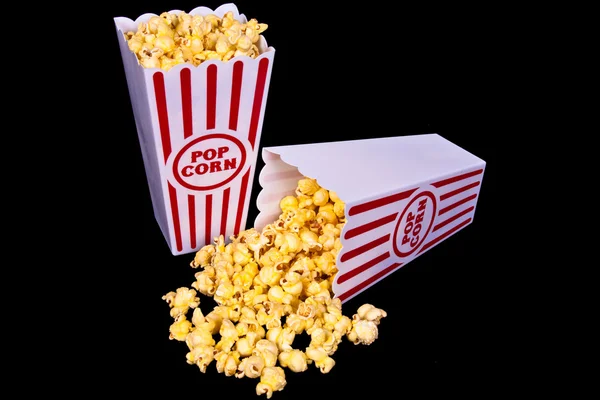 Theater-Popcorn für zwei — Stockfoto