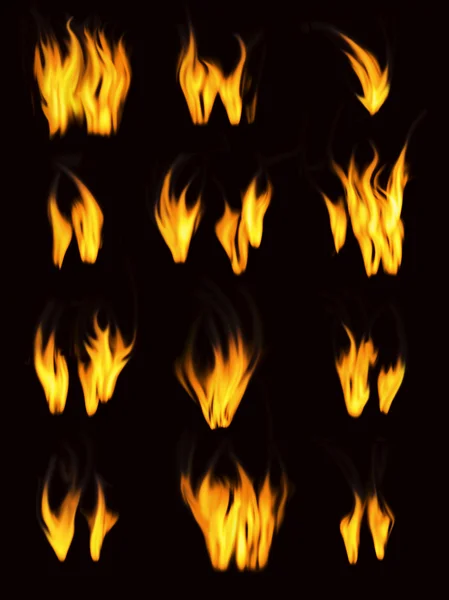 火災 fllames — ストック写真