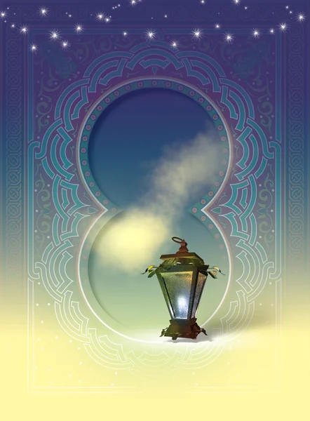 Ilustracja z egipskich latarnia — Zdjęcie stockowe